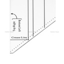 Penggaris Shortcut Binding Tool / Pembuat Bisban Pada Quilt (RL-SBT)