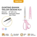 Gunting Kertas / Gunting Bahan Tailoring Scissors 9 Inch DeXian (K31)