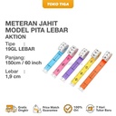 Meteran Jahit / Kain / Badan Model Pita Lebar 150 cm AKTION