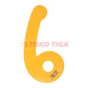 Penggaris Pola Jahit Lengkung Bentuk 9/6 No.12 Merk POLARIS (PL-04)