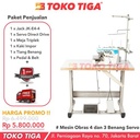 Mesin Obras 4 Benang JACK JK-E4-4 / JKE4-4 Servo Direct Drive Motor