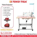 Mesin Jahit JACK F3 / F-3 - Mesin Jahit Jarum 1 Industrial Servo Motor