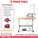 Mesin Obras 4 Benang Gemsy GEM7724E/GEM-7724E Servo Direct Drive Motor