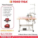 Mesin Obras SHUNFA SF747F / SF 747F - Obras Benang 4 Industrial Garmen