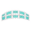 Freemo Arc Ruler Template / Penggaris Quilting Multifungsi (KG-4700)