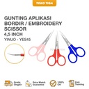 Gunting Aplikasi Bordir / Embroidery Scissor 4,5 Inch YINUO - YES45
