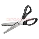 Gunting Kain Scallop / Scalloped / Bulat / Pinking Shears Ukuran 9