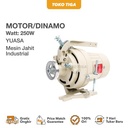 Dinamo Mesin Jahit Industrial 250 Watt YUASA (Clutch Motor)