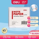 Deli Memo Paper / Kertas Memo 300Lmbr Warna Putih, Kemasan Kotak 760X