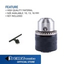 Kepala Mesin Bor / Chuck + Key by BENZ