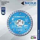 Mata Potong Keramik 1.8 mm 4 inch Basah Kering Turbo Cut Benz Werkz