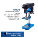 Mesin Bor Duduk Besi Kayu 13 mm / Bench Drill Benz Werkz