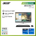 ACER ASPIRE ALL IN ONE C24-1750-I7-512 (24") 12th Gen Intel Core i7