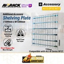 AYORACK AI15-WM05 W12 HEAVY DUTY RACK WIRE MESH SHELF 500KG - SHELVING AMBALAN RAK GUDANG BESI 150CM LEBAR 120CM
