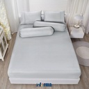 Informa 160X200 cm Set 6 Pcs Seprai Queen Microfiber Usher Sprei Motif Seprai Aesthetic Seprei Sheet Set Bed Sheet Aksesoris Tempat Tidur Set Sarung Bantal Sarung Guling