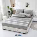 Informa 160X200 cm Set 7 Pcs Seprai Queen Tencel Luxe Laurel - Hijau Sprei Seprai Aesthetic Seprei Sheet Set Bed Sheet Aksesoris Tempat Tidur Set Sarung Bantal Sarung Guling