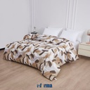 Informa 160X200 cm Set 5 Pcs Seprai Queen Bamboo - Abu-Abu Muda