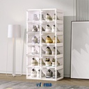 Informa Brooklyn Rak Sepatu 6 Tingkat - Putih Shoe Rack Organizer Sandal Sepatu Kabinet Alas Kaki Tempat Penyimpanan Sendal