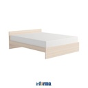 Informa Harvey Meja Rias Dengan Cermin - Krem Beige/Cokelat Walnut Makeup Dresser Vanity Table Furnitur Rumah Meja Dandan Minimalis