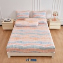 Informa 160X200 cm Set 6 Pcs Seprai Queen Microfiber Xander Sprei Seprai Aesthetic Seprei Sheet Set Bed Sheet Aksesoris Tempat Tidur Set Sarung Bantal Sarung Guling