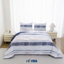 Informa 160X200 cm Set 6 Pcs Seprai Queen Microfiber Xander Sprei Seprai Aesthetic Seprei Sheet Set Bed Sheet Aksesoris Tempat Tidur Set Sarung Bantal Sarung Guling