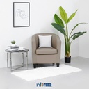 Informa Lexxy Sofa Fabric 1 Seater - Krem Beige
