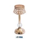 Informa 12X12X29 cm Hestia Tempat Lilin Dekorasi A1 - Gold Candle Holder Deco Wadah Lilin Dekoratif Pajangan Dekorasi Meja Aesthetic