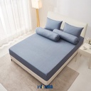 Informa 180X200 cm Set 6 Pcs Seprai King Microfiber Usher Sprei Motif Seprai Aesthetic Seprei Sheet Set Bed Sheet Aksesoris Tempat Tidur Set Sarung Bantal Sarung Guling