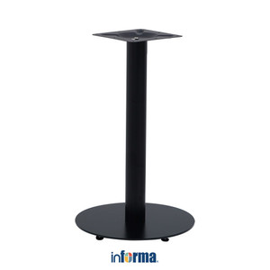 Informa Kaki Meja E-018 - Hitam Table Base Part Rangka Kaki Meja Tiang Penyangga Meja