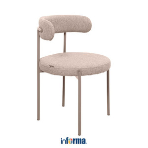 Informa Prisha Kursi Makan - Cokelat Dining Chair Tempat Duduk Ruang Makan Kursi Kafe Restoran