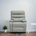 Informa Niels Sofa Recliner Fabric 1 Seater - Abu-Abu Tempat Duduk Rebahan Sofa Santai Ruang Tamu Reclining Couch Furniture Indoor Rumah