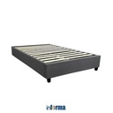 Informa 180X200 cm Set 5 Pcs Seprai King Microfiber Yada - Biru Sprei Motif Seprai Aesthetic Seprei Sheet Set Bed Sheet Aksesoris Tempat Tidur Set Sarung Bantal Sarung Guling