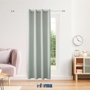 Informa - Informa 210x240 Cm Marshmallow Gorden - Abu-Abu Storm