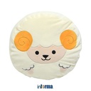 Informa - Informa 40 Cm Bantal Sofa Animal Drum Sheep - Putih Ivory