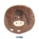 Informa - Informa 40 Cm Bantal Sofa Animal Drum Horse - Cokelat
