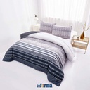 Informa - Informa 180x200 Cm Set 6 Pcs Seprai King Microfiber Oliver