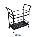 Informa - Luna Rak Troli Dapur - Hitam