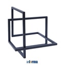 Informa 25 cm Patung Miniatur Abstrak Cube - Hitam Pajangan Meja Aesthetic Home Decor Hiasan Rumah Unik