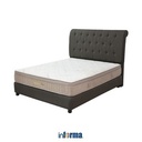 Informa Mora Sofa Bed Fabric - Abu-Abu Tempat Duduk Multifungsi Sofa Tidur 2In1 Kursi Santai Serbaguna Furniture Rumah