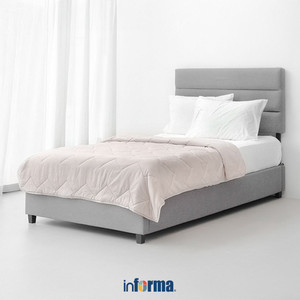 Informa 150X200 cm Bed Cover Seri Marshmallow - Cokelat Muda Blanket Kain Penghangat Tubuh Aksesoris Tempat Tidur Bedroom Accessories Perlengkapan Kamar Tidur