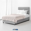 Informa 150X200 cm Bed Cover Seri Marshmallow - Cokelat Muda Blanket Kain Penghangat Tubuh Aksesoris Tempat Tidur Bedroom Accessories Perlengkapan Kamar Tidur