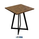 INFORMA MANFORD X MEJA TAMU 60X60X75 CM - COKELAT