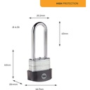 Gembok / Padlock YALE Y125/40/163/1
