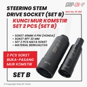 GRIP-ON STEERING STEM 2PCS KUNCI MUR KOMSTIR 2PCS (SET B) MOTOR HONDA
