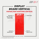 GRIP-ON PAPAN RAK PAJANGAN / DISPLAY BOARD WITH HOOK / SHELF ORGANIZER
