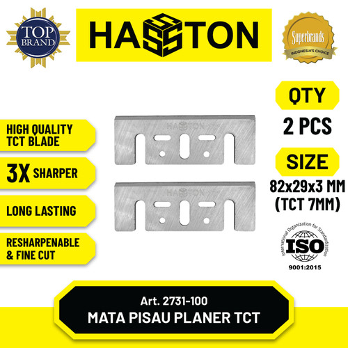 Hasston Mata Pisau Serut Planer TCT 7mm / Planer Blade TCT (2731-100)