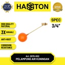 Hasston Pelampung Air Kuningan (2pcs) Mdl. Bola 3/4" (2970-002)