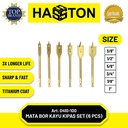 Hasston Mata Bor Kayu Kipas 6Pcs / Wood Drill Set (0410-100)