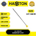 Hasston Mata Bor Kayu Panjang 2 Fungsi 1/2” x 500 mm (0410-032)