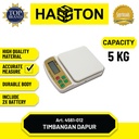 Hasston Timbangan Digital 5Kg / Timbangan Dapur Model Datar (4561-012)
